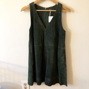 Free People Retro Love Suede Mini Dress, size S